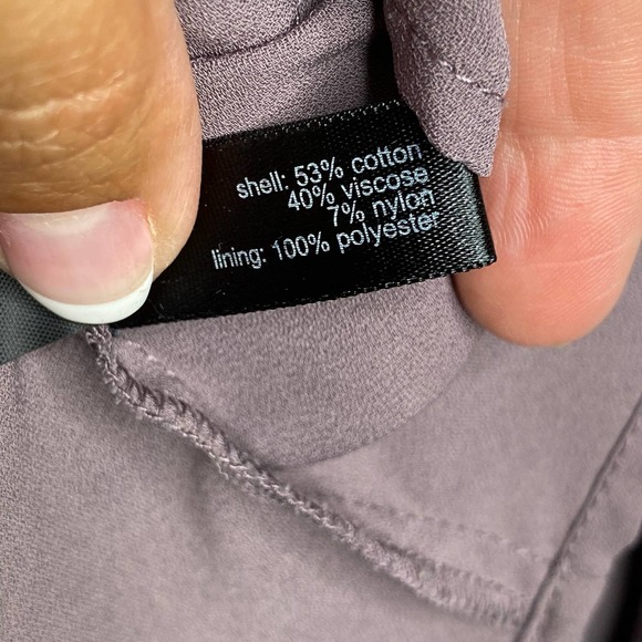 The Limited Purple Hi Lo Long Sleeve Shirt Extra Small XS - Picture 2 of 5